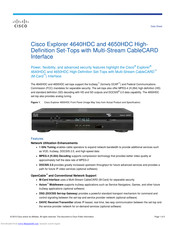 Cisco EXPLORER 4640HDC Manuals