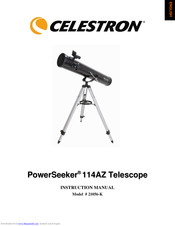 Celestron PowerSeeker 114AZ 21056-K Manuals | ManualsLib