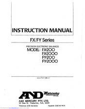 A&d FY-200 Manuals | ManualsLib
