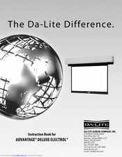 Da Lite Advantage Deluxe Electrol Instruction Book Pdf Download Manualslib