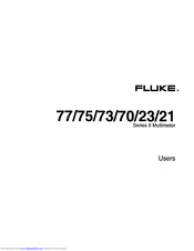 Fluke 23 Manuals | ManualsLib