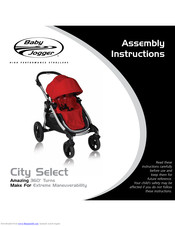city select double stroller assembly