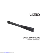 Vizio SB4020E0-B0 Manuals