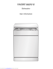 aeg favorit dishwasher not heating water