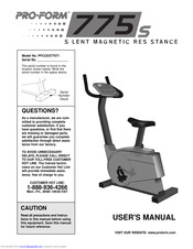 proform exercise bike manual