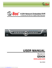 Q See Qs494 User Manual Pdf Download Manualslib