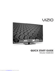 Vizio E600i B3 Manuals Manualslib