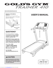 Gold's gym Stride Trainer 410 Manuals | ManualsLib