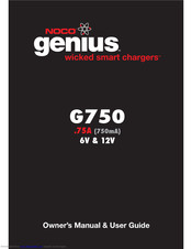 Noco genius G750 Manuals | ManualsLib