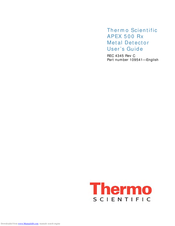 Thermo Scientific APEX 500 Rx Manuals