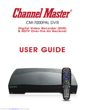 Channel master CM-7000PAL DVR Manuals | ManualsLib