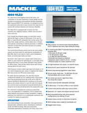 Mackie 1604-VLZ3 Manuals | ManualsLib
