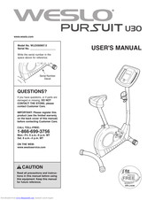 weslo pursuit 350 exercise bike