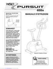 weslo 605s stationary bike