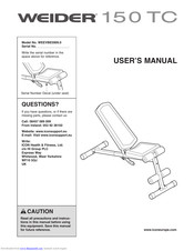 Weider Tc 150 Bench Manual Pdf Download