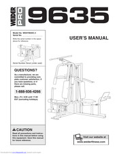 Weider Pro 9635 Manuals | ManualsLib
