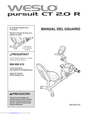 weslo pursuit ct 2.0 r exercise bike