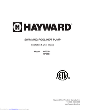 Hayward Hp50b Installation User Manual Pdf Download