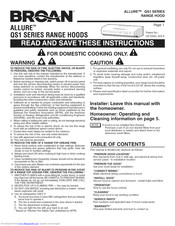 How To Install A Broan Allure Qs1 Series Range Hood Youtube