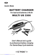 Ctek MULTI US 3300 Manuals | ManualsLib