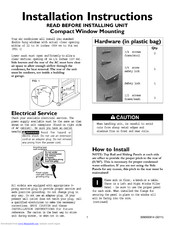 Frigidaire Fac104p1a Manual Download