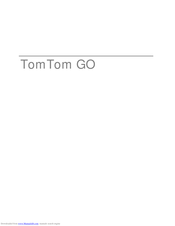 Tomtom GO Manuals