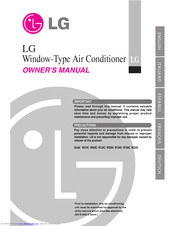 Lg Window Type Air Conditioner Manuals Manualslib