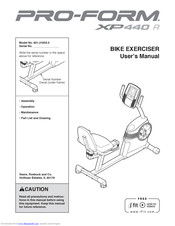 Proform Xp 440 Recumbent Bike ~ Becycle Bikes