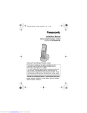 Panasonic KX-TGA641E Manuals | ManualsLib