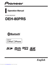 PIONEER DEH-80PRS OPERATION MANUAL Pdf Download | ManualsLib