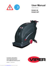 Viper Fang 20 Battery Powered Floor Scrubber - Carpet Vidalondon