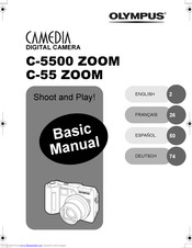 Olympus CAMEDIA C-55 ZOOM Manuals | ManualsLib