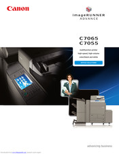 Canon imageRUNNER ADVANCE C7055 Manuals | ManualsLib