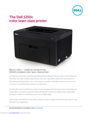 Dell 1250C Manuals | ManualsLib