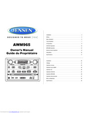 Jensen AWM965 Manuals | ManualsLib