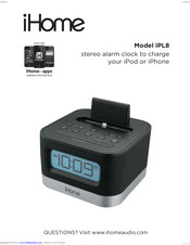 Ihome iHome iPL8 Manuals | ManualsLib