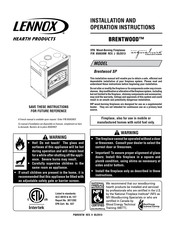 Lennox Brentwood Sp Manuals