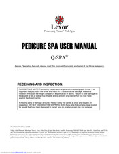 Lexor Q-SPA Manuals | ManualsLib