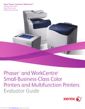 Xerox WorkCentre 6505 Manuals | ManualsLib