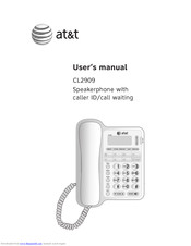 At&t CL2909 Manuals | ManualsLib