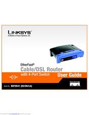 Linksys BEFSR41 - EtherFast Cable/DSL Router Manuals | ManualsLib