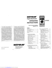 Actron SunPro CP7678 Manuals | ManualsLib