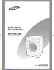 Samsung Wd7704c8c Owner S Instructions Manual Pdf Download