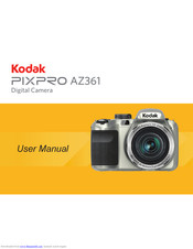 Kodak PIXPRO AZ361 Manuals | ManualsLib