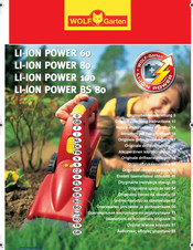 Wolf Garten Li Ion Power 60 Original Operating Instructions Pdf