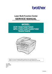 Brother MFC-7840W Manuals | ManualsLib