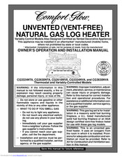 Comfort Glow Cg3324nva Manuals