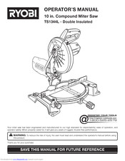 Ryobi TS1344L Manuals | ManualsLib