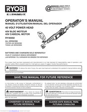 ryobi 40v string trimmer manual