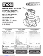 Ryobi R163G Manuals | ManualsLib